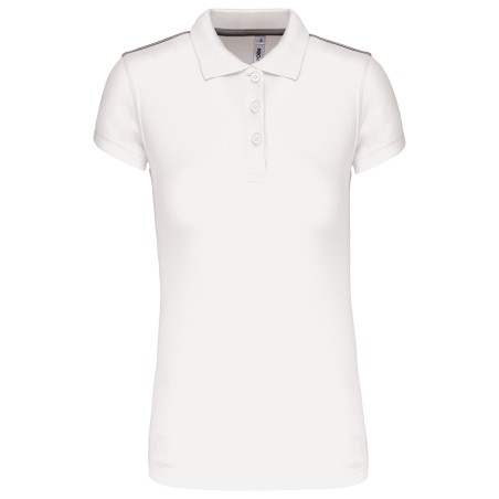 Polo interlock de manga corta mujer