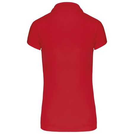Polo interlock de manga corta mujer