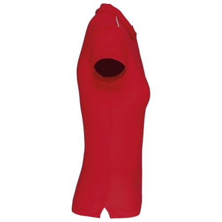 Polo interlock de manga corta mujer