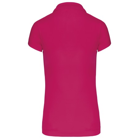 Polo interlock de manga corta mujer