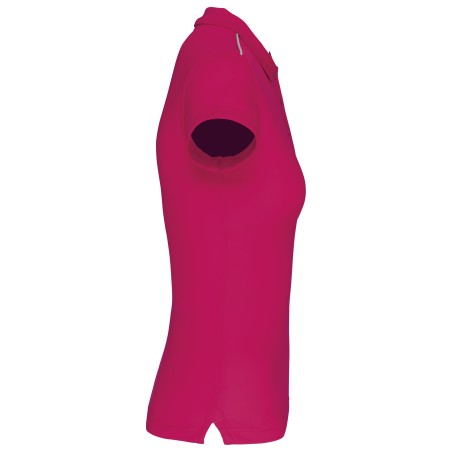 Polo interlock de manga corta mujer