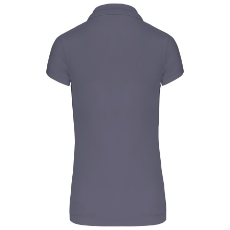 Polo interlock de manga corta mujer