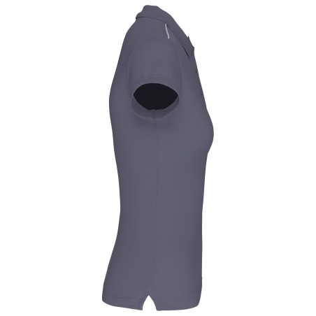 Polo interlock de manga corta mujer