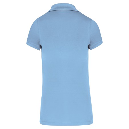 Polo interlock de manga corta mujer