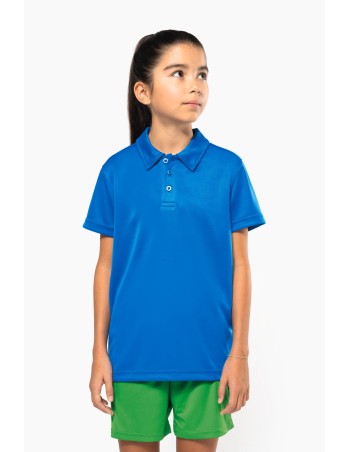 Polo deportivo manga corta niños
