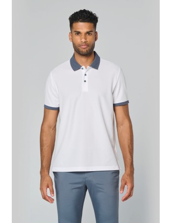 Men\\\'s performance piqué polo shirt