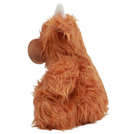 Vaca de peluche con cremallera