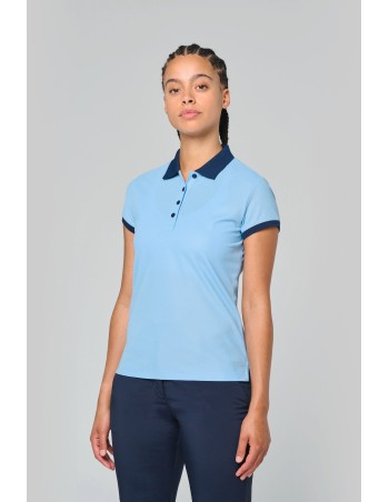 Polo piqué performance mujer