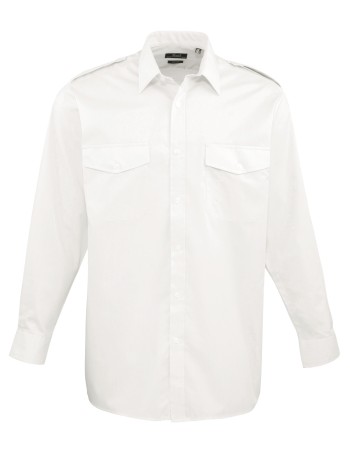 Men\\\'s Long-Sleeved Pilot Shirt 2