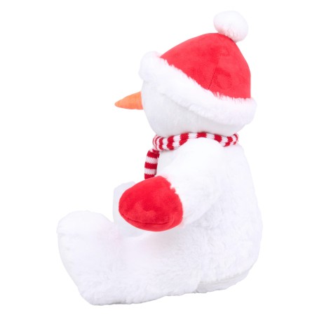 Peluche Muñeco de nieve con cremallera