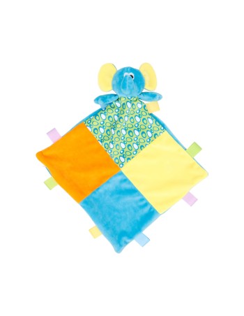 Flat multicolour elephant comforter