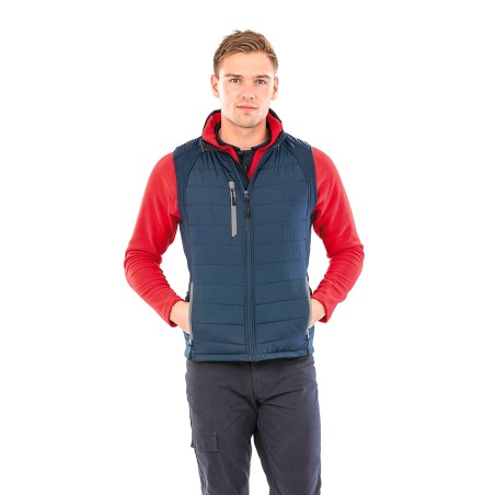 Chaleco Softshell Black Compass acolchado reciclado