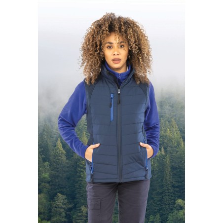 Chaleco Softshell Black Compass acolchado reciclado