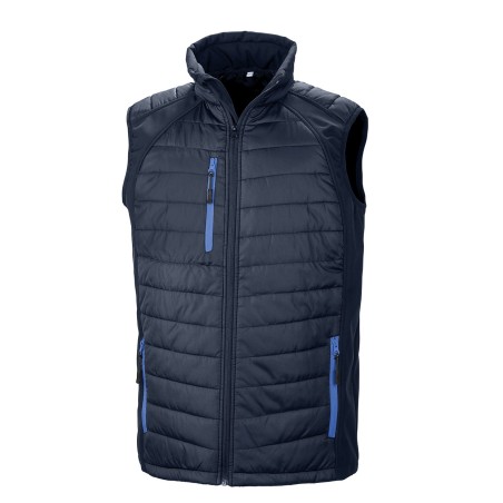 Chaleco Softshell Black Compass acolchado reciclado