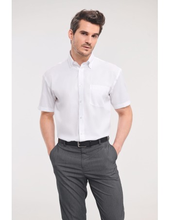 Camisa clásica non-iron manga corta hombre