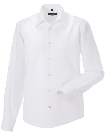 Camisa moderna sin plancha manga larga hombre 2