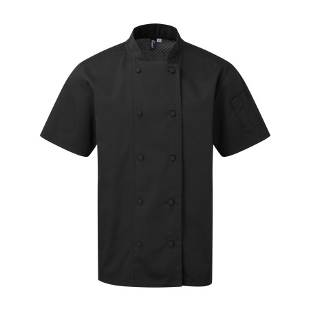 Chaqueta de chef Coolchecker® manga corta