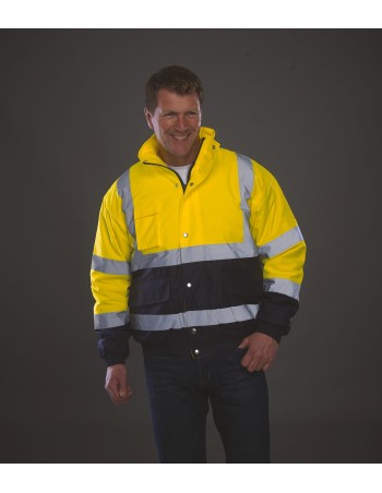 Hi-Vis Two Tone Bomber Jacket