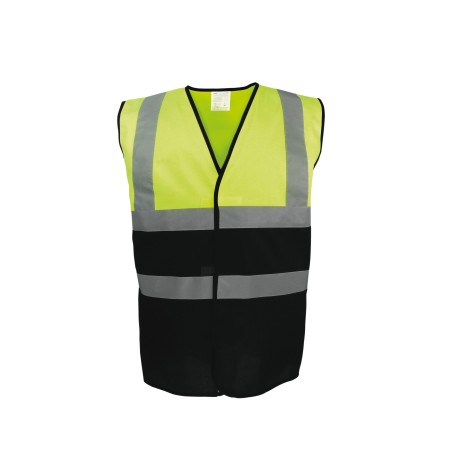 Two-tone high-visibility vest
