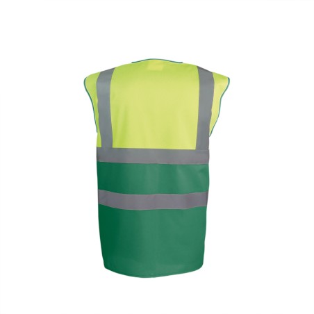 Two-tone high-visibility vest