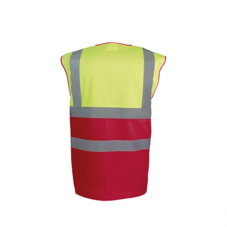 Two-tone high-visibility vest