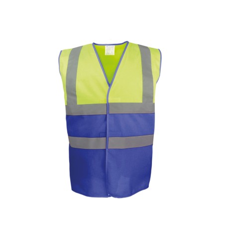 Two-tone high-visibility vest