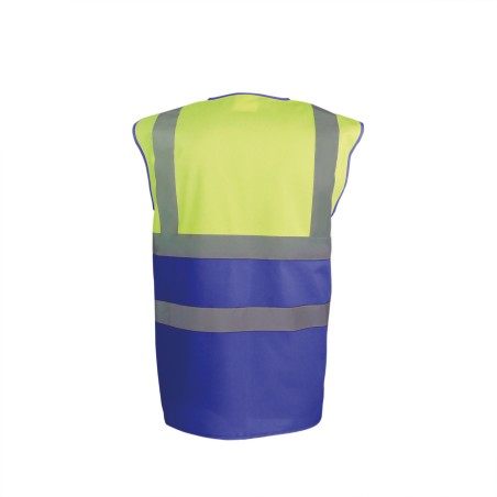 Two-tone high-visibility vest