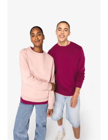Sudadera  ecorresponsable de cuello redondo unisex
