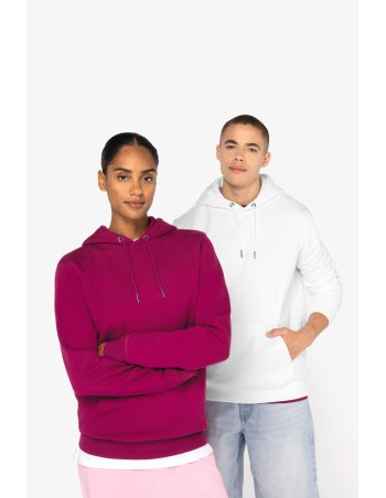 Sudadera ecorresponsable con capucha unisex