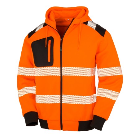 Sudadera capucha de seguridad - Material reciclado