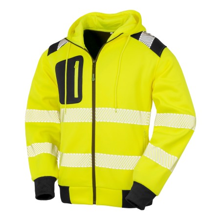 Sudadera capucha de seguridad - Material reciclado