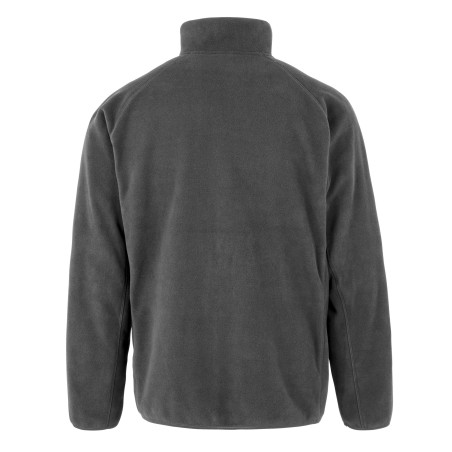 Recycled microfleece zipped neck