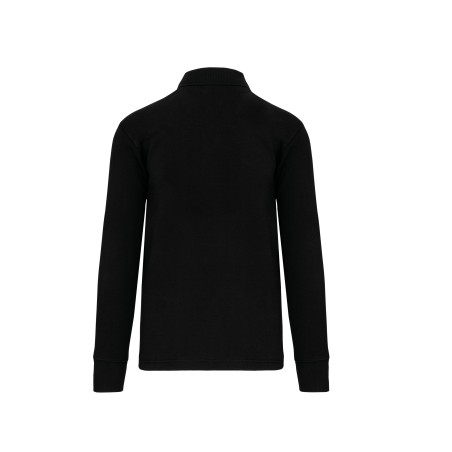 Sudadera cuello polo