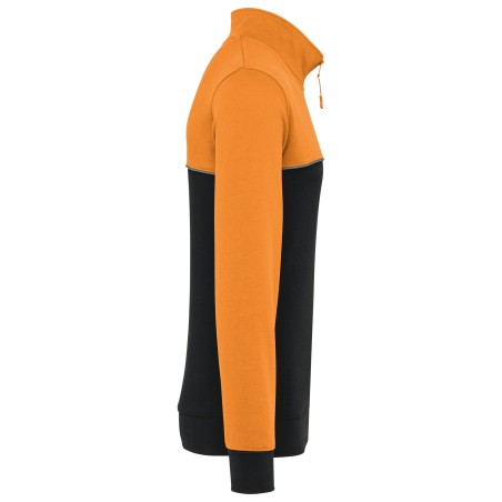 Sudadera 1/4 cremallera ecorresponsable– Unisex