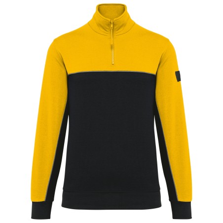 Sudadera 1/4 cremallera ecorresponsable– Unisex