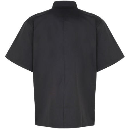 Studded Front Short-SleevedChef\\\'s Jacket
