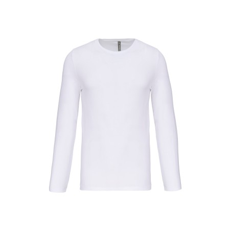 Camiseta con elastano manga larga hombre