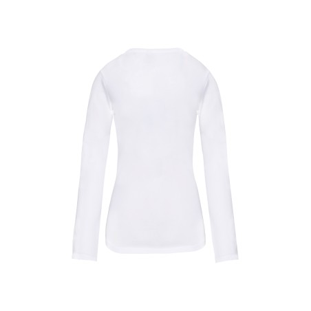 Camiseta con elastano manga larga mujer