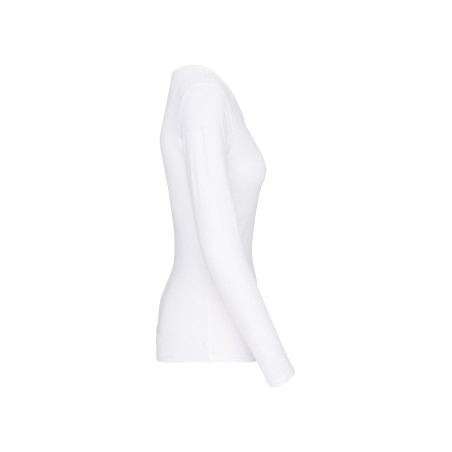 Camiseta con elastano manga larga mujer