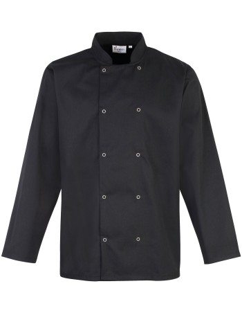 Long-Sleeved Press StudChef\\\'s Jacket 2