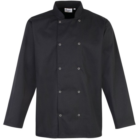 Long-Sleeved Press StudChef\\\'s Jacket
