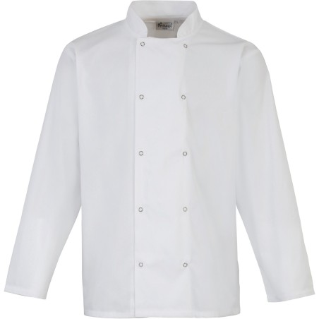 Long-Sleeved Press StudChef\\\'s Jacket