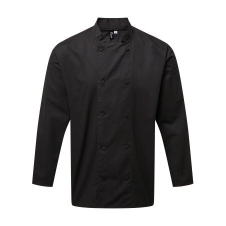 Coolchecker® long-sleeved chef’s jacket