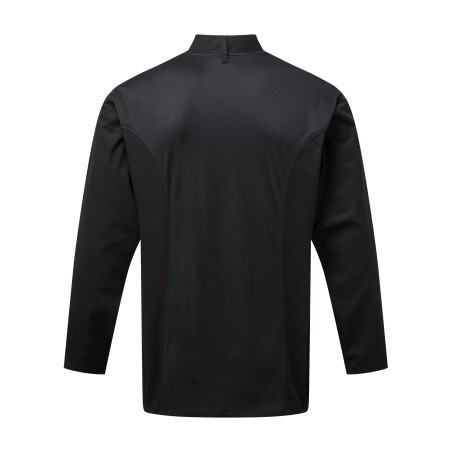 Coolchecker® long-sleeved chef’s jacket