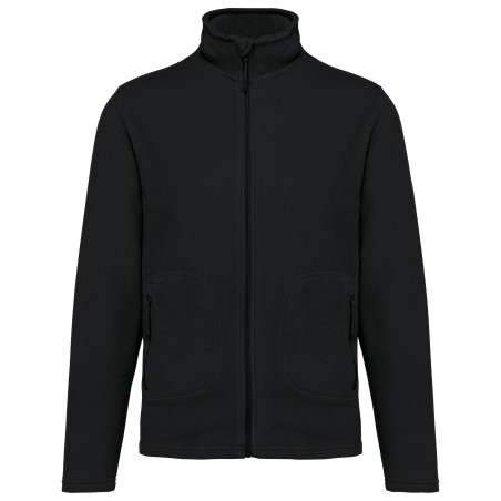 Unisex eco-friendly micro-polarfleece jacket