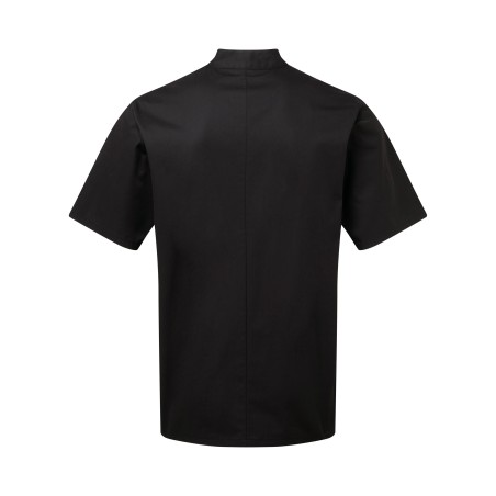 ‘Essential’ short-sleeved chef’s jacket.