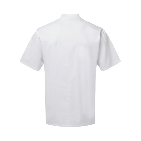 ‘Essential’ short-sleeved chef’s jacket.