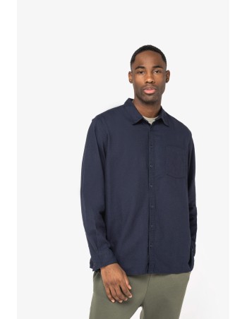 Camisa ecorresponsable de franela hombre