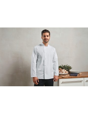 ‘Essential’ long-sleeved chef’s jacket.