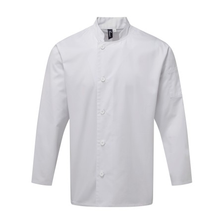 ‘Essential’ long-sleeved chef’s jacket.